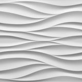 Декоративна гіпсова 3D панель CASCADE 500&times;500, крупний план хвилястого рельєфу з плавними широкими хвилями. 3d панели гипсовые BeautyWalls.